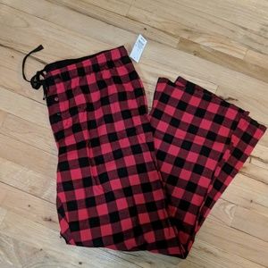 Buffalo check flannel sleep pants